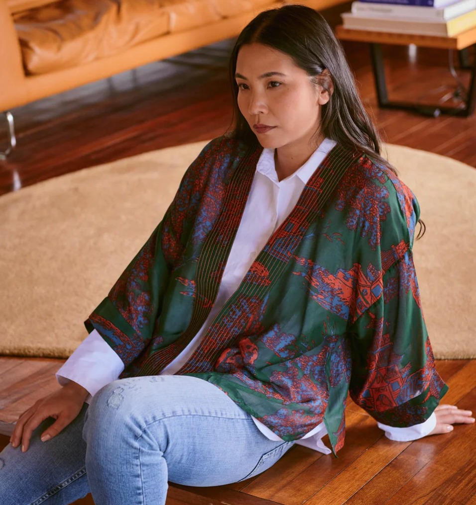 Pagoda Forest Kimono