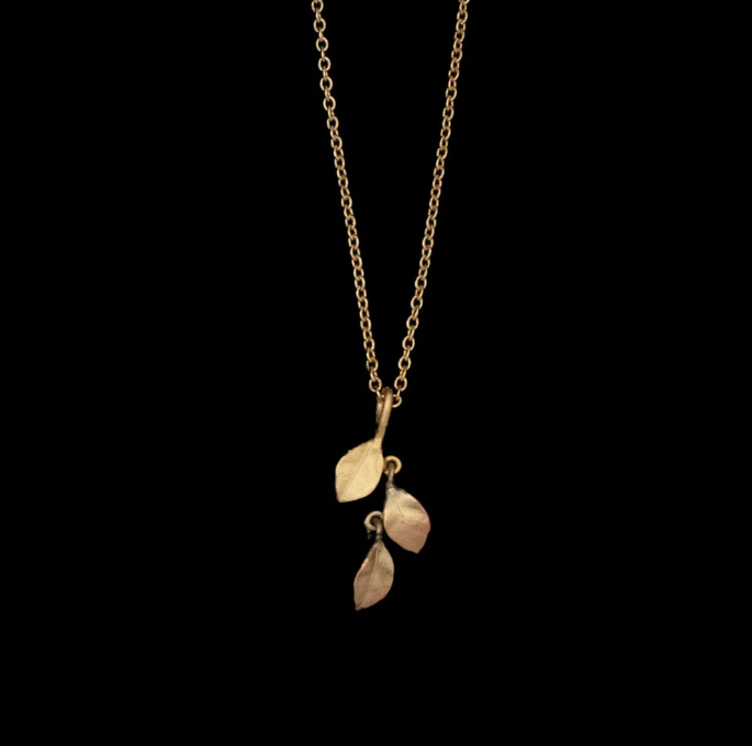 Golden Autumn 16inch Adj Dainty Pendant