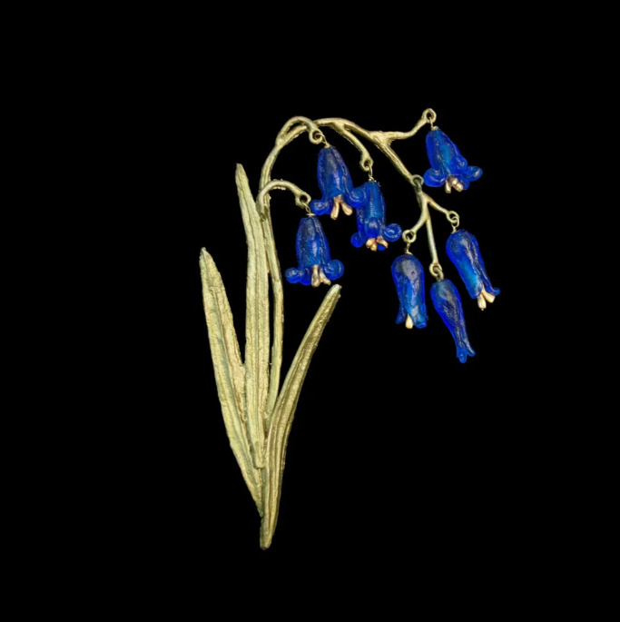 English Bluebells Large Brooch