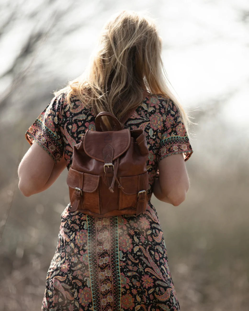 Tan Small Rucksack