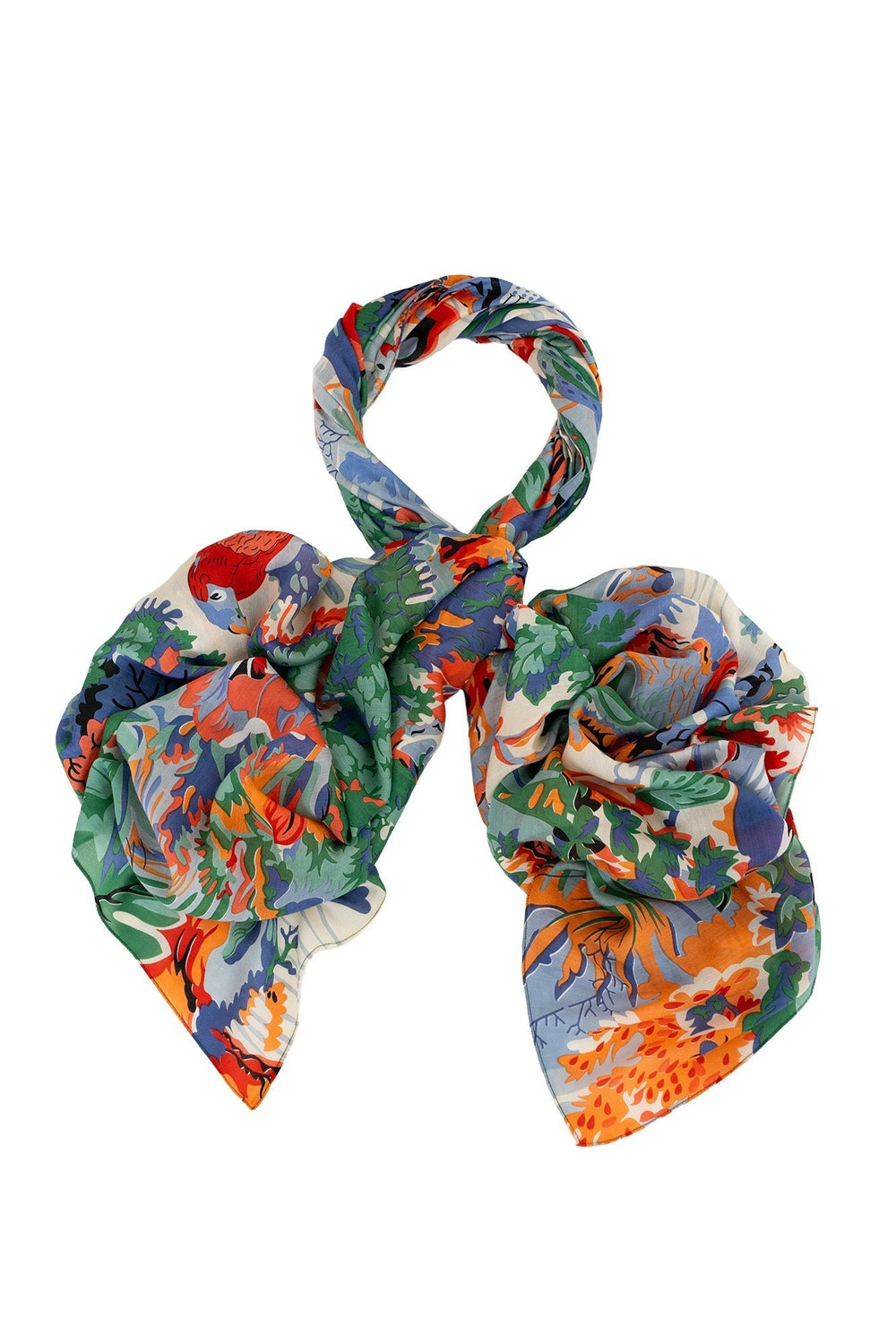 Blue Tropicana Scarf