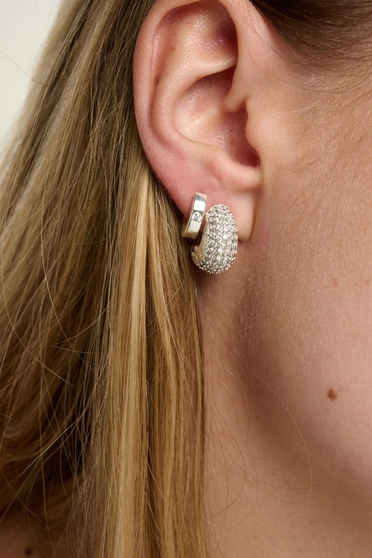 Silver Glint earrings