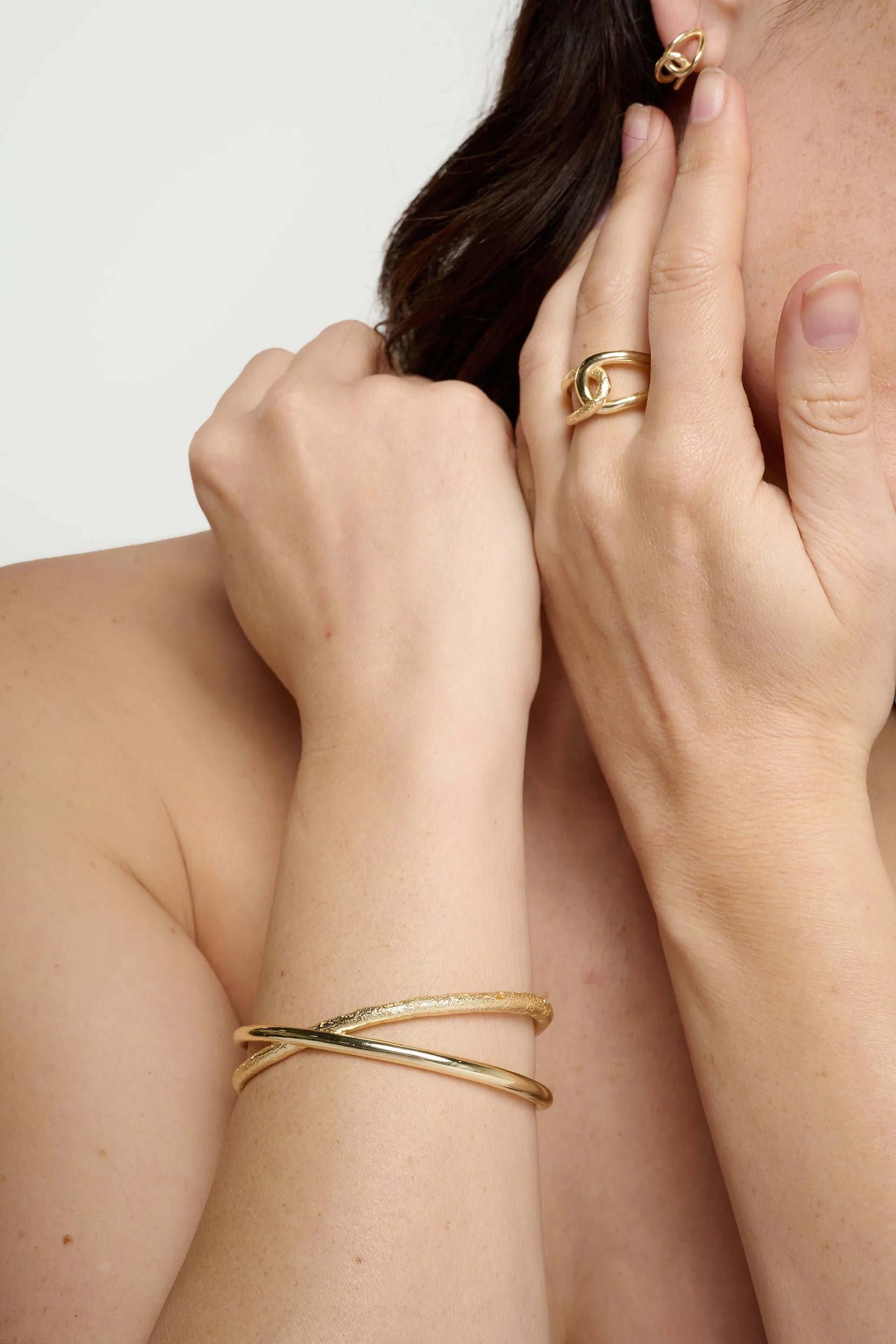 Gold Alder Bangle