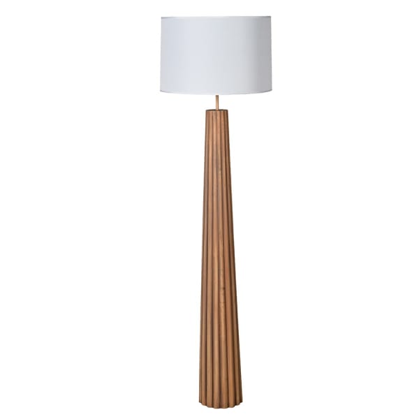 Cinnamon Fluted Floor Lamp