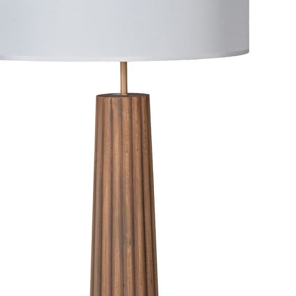 Cinnamon Fluted Floor Lamp