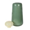 White green Glass Jar