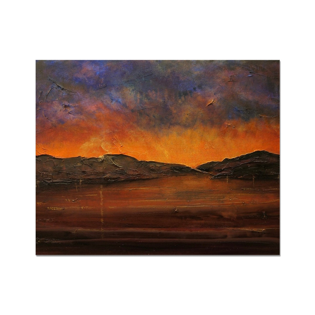 A Brooding Clyde Dusk Artist Proof Collector Print - All Art Prints - Scotland
