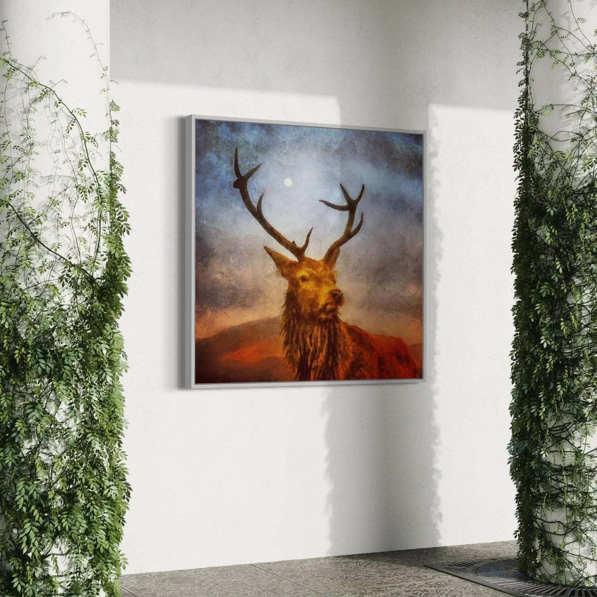 A Moonlit Stag | Statement Interior Wall Art from Scotland - All Prints