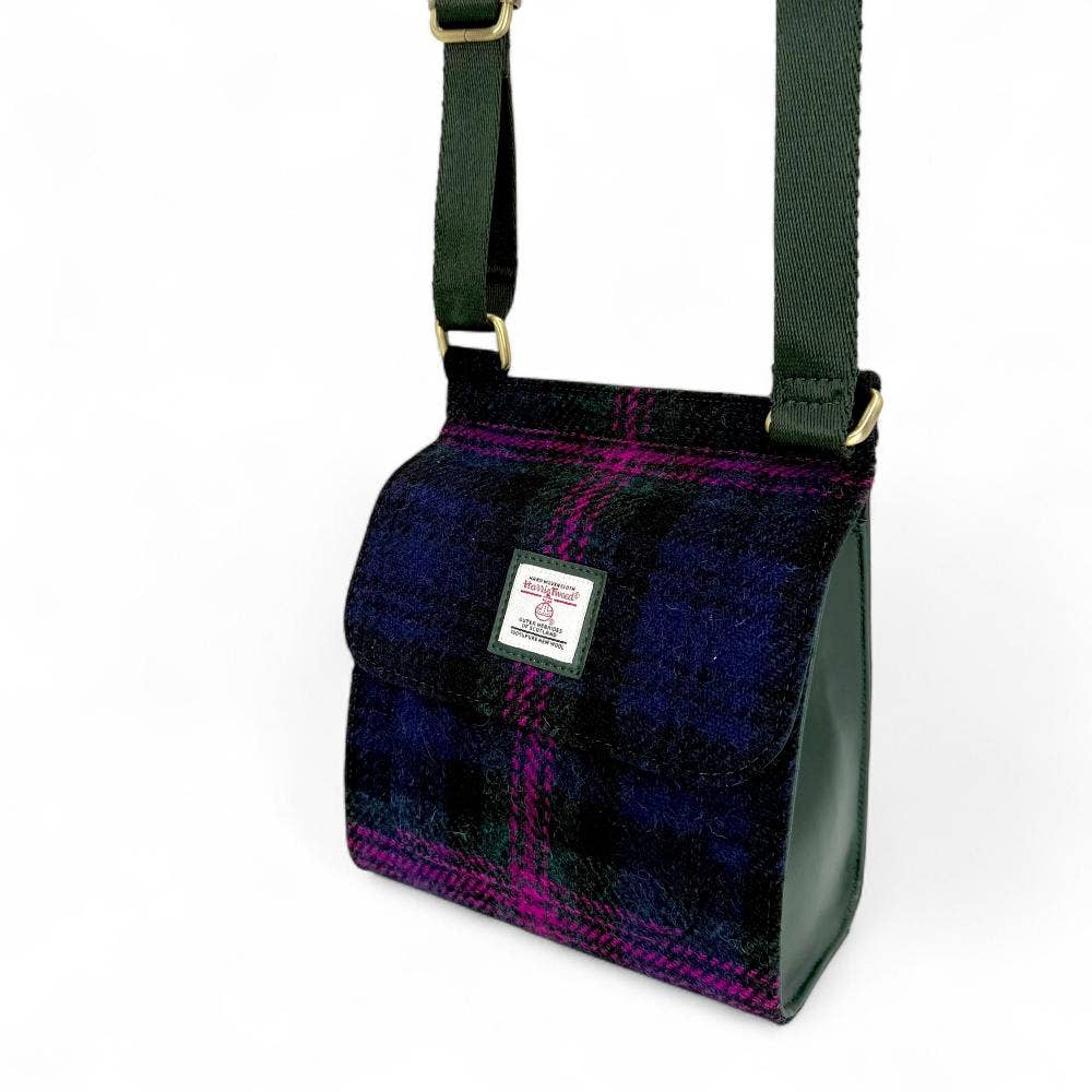 Harris Tweed Medium Satchel Bag Baird Check