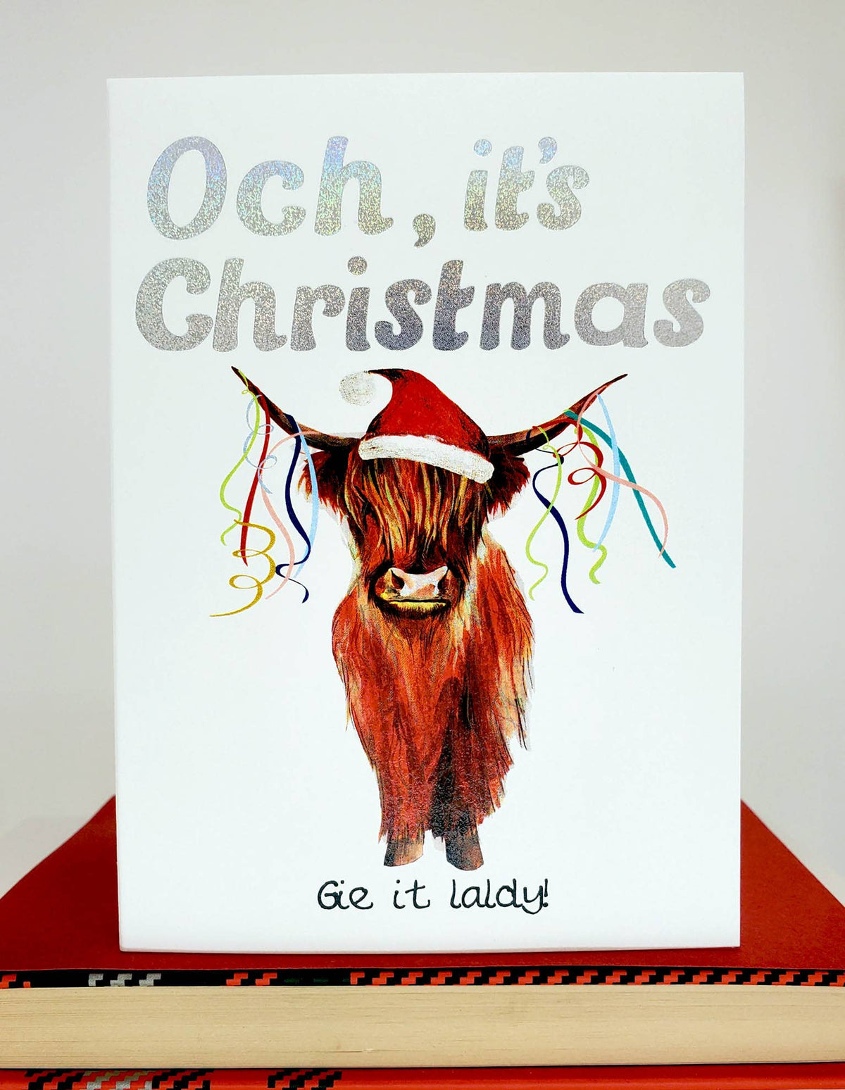 CHRISTMAS GIE IT LALDY CHRISTMAS Card