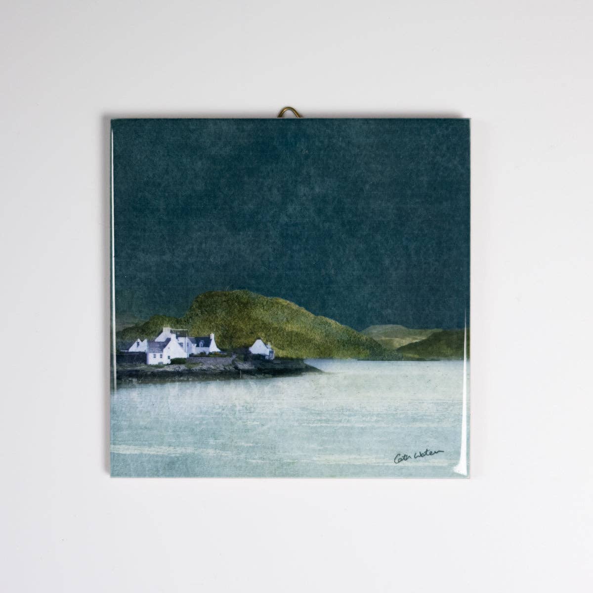 Plockton Gift Boxed ceramic art print