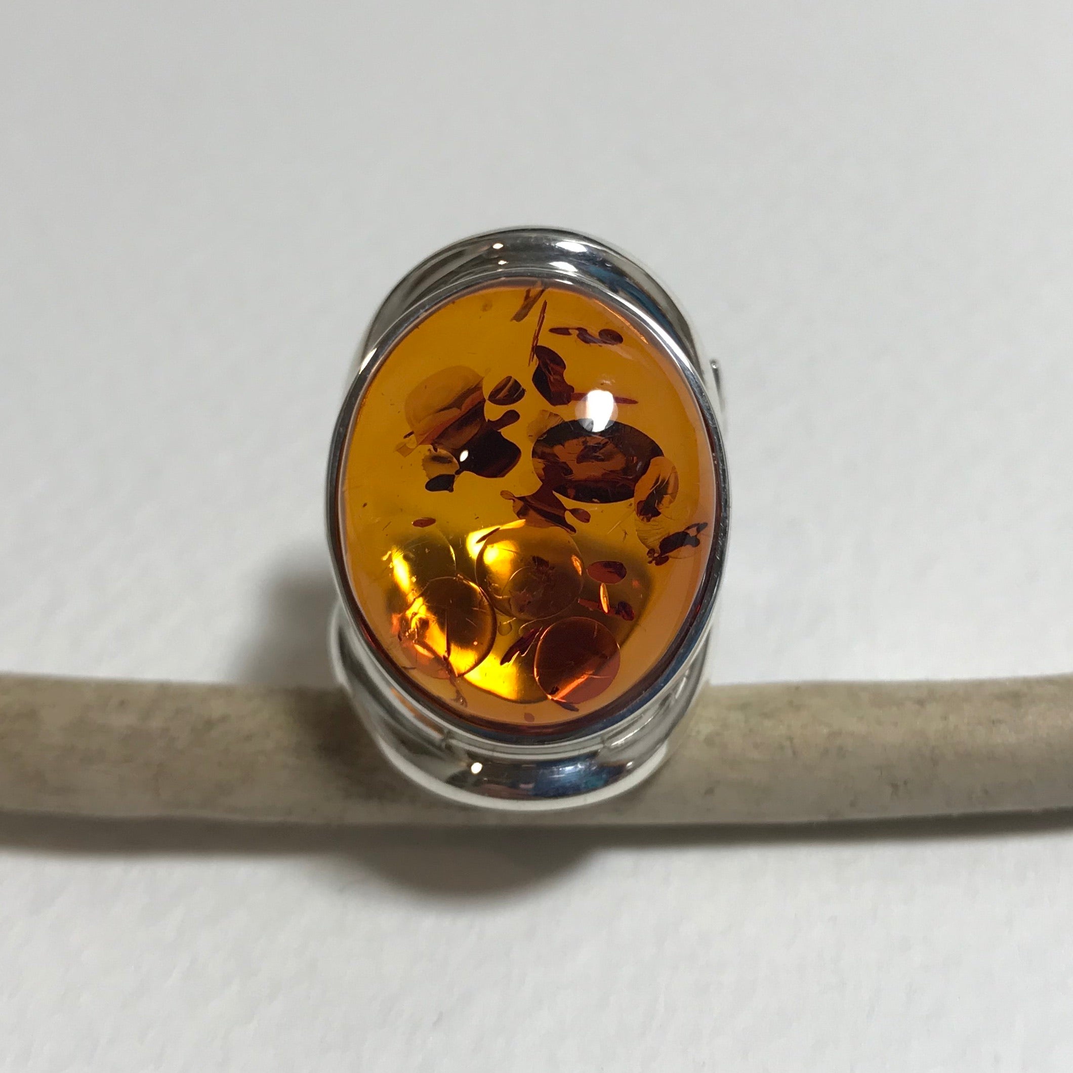 Adjustable Amber Ring - The Nancy Smillie Shop - Art, Jewellery & Designer Gifts Glasgow