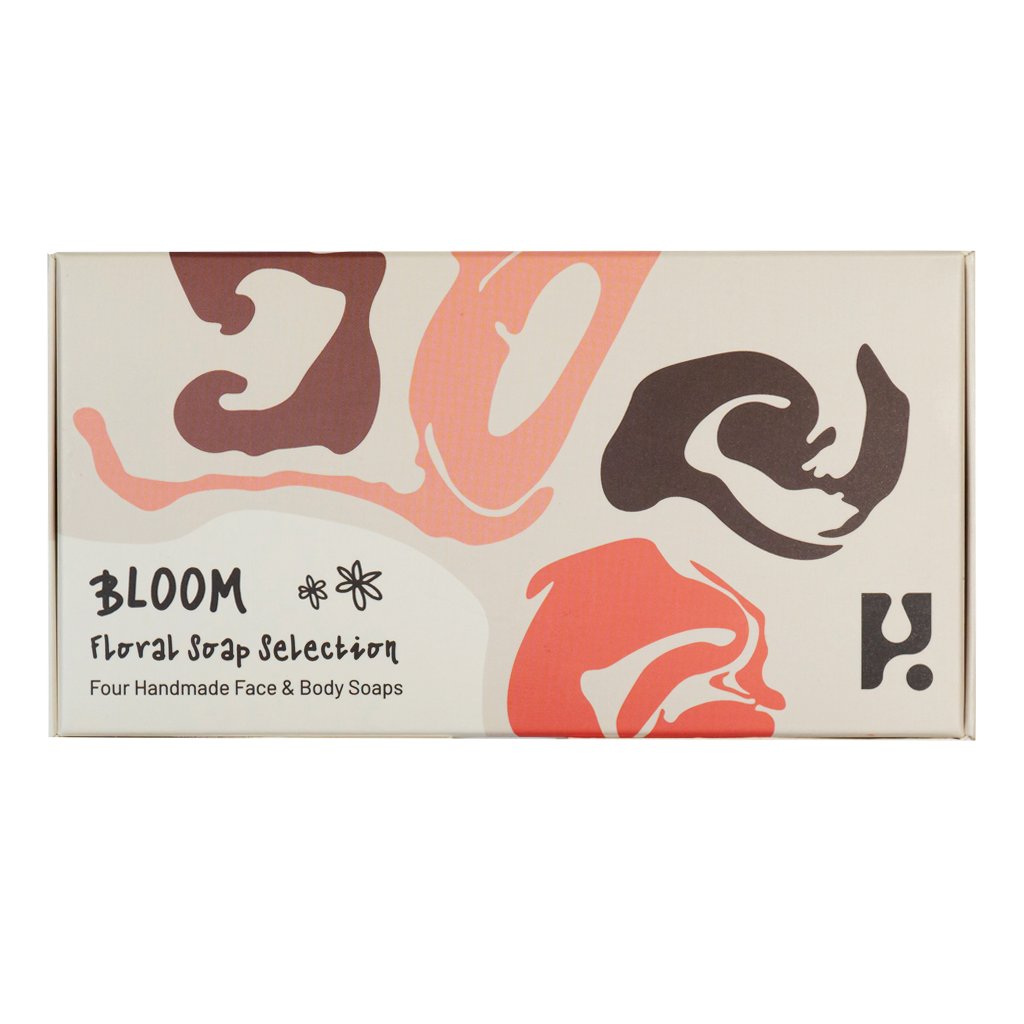 Mini Soap Gift Sets - 4 × 40g Handmade Soaps: Bloom (citrus & floral)