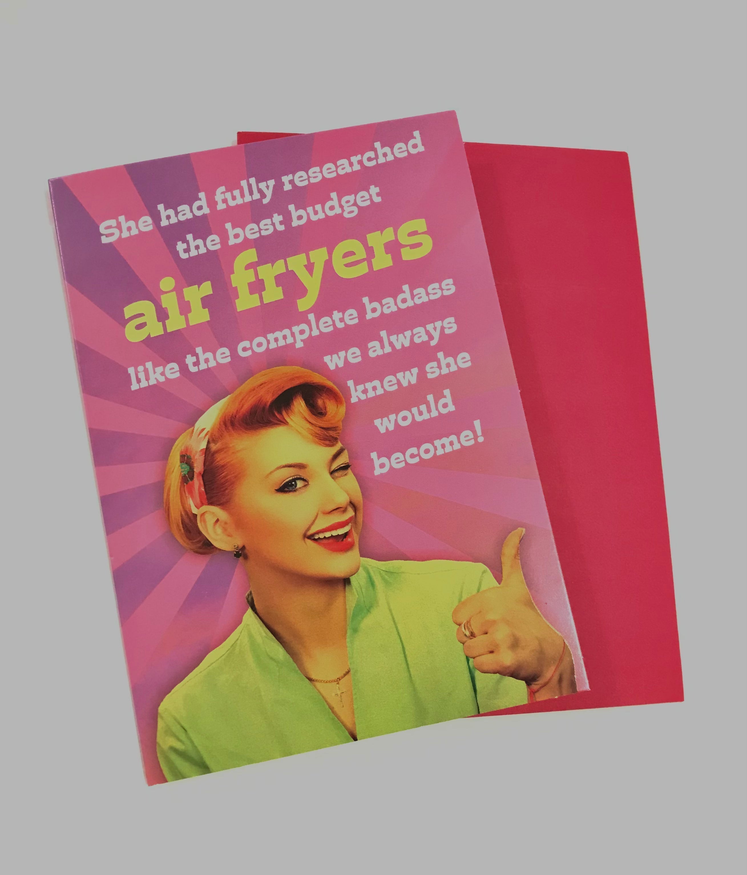Airfryers card - The Nancy Smillie Shop - Art, Jewellery & Designer Gifts Glasgow