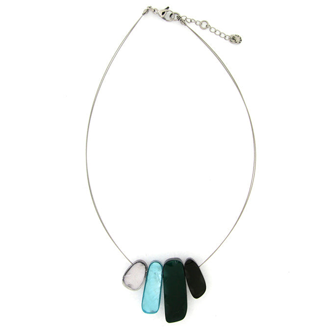 Aqua Nugget Necklace - The Nancy Smillie Shop - Art, Jewellery & Designer Gifts Glasgow