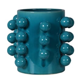 Aqua Bobble Vase
