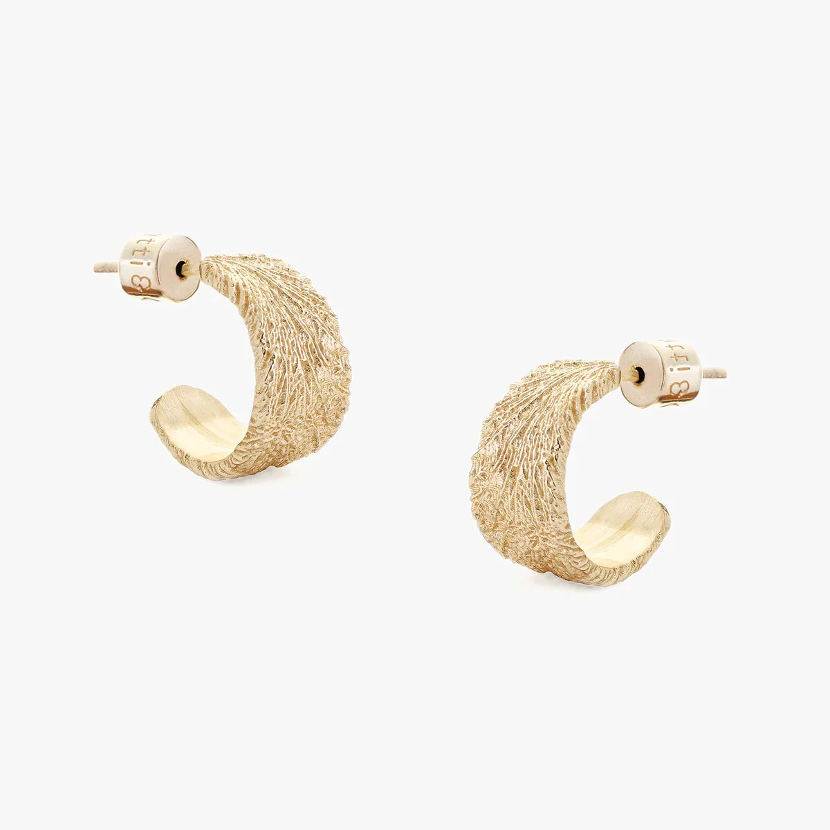 Arctic Earrings Gold | The Nancy Smillie Shop - Art, Jewellery & Designer Gifts Glasgow Scotland