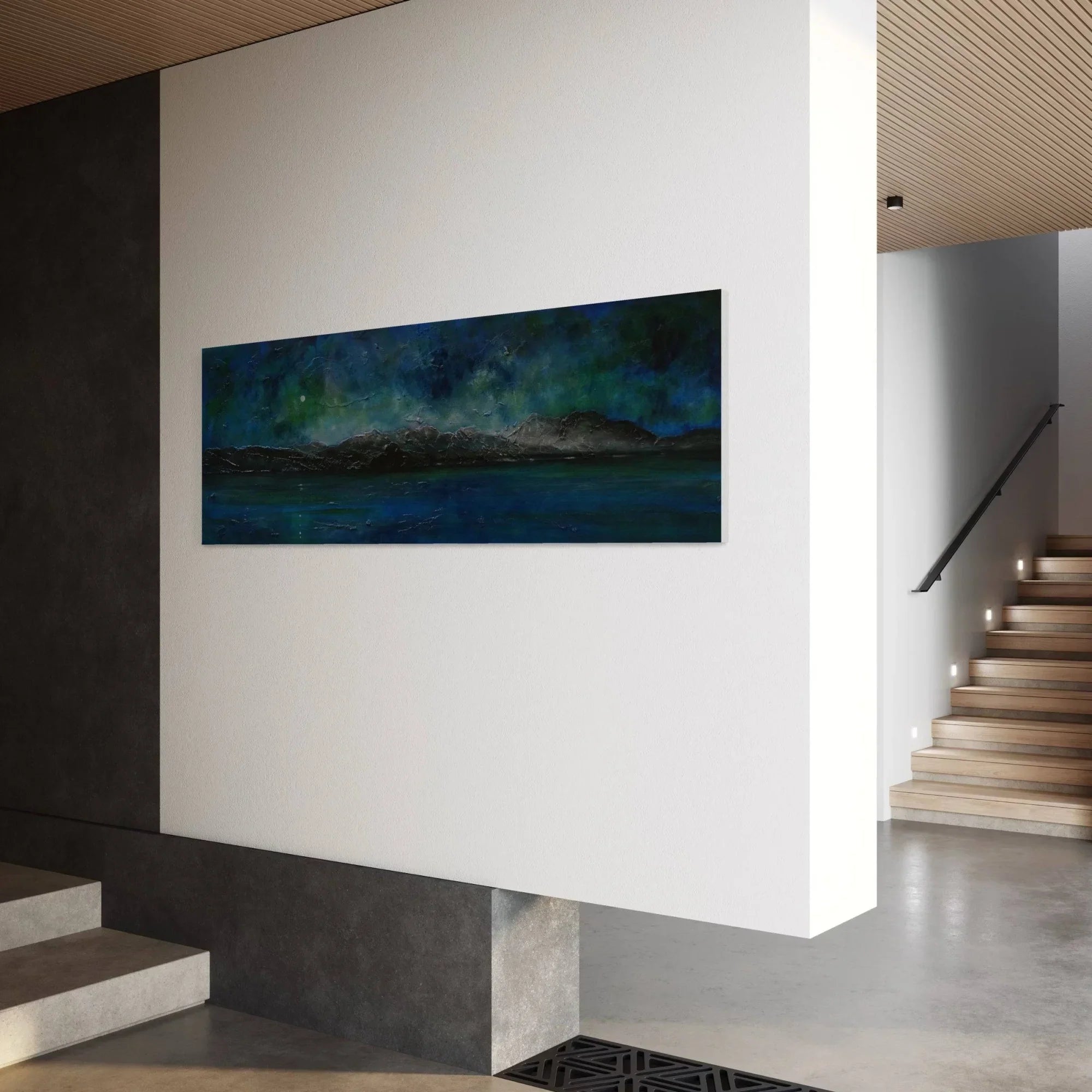 Arran Prussian Twilight  | Statement Interior Wall Art from Scotland