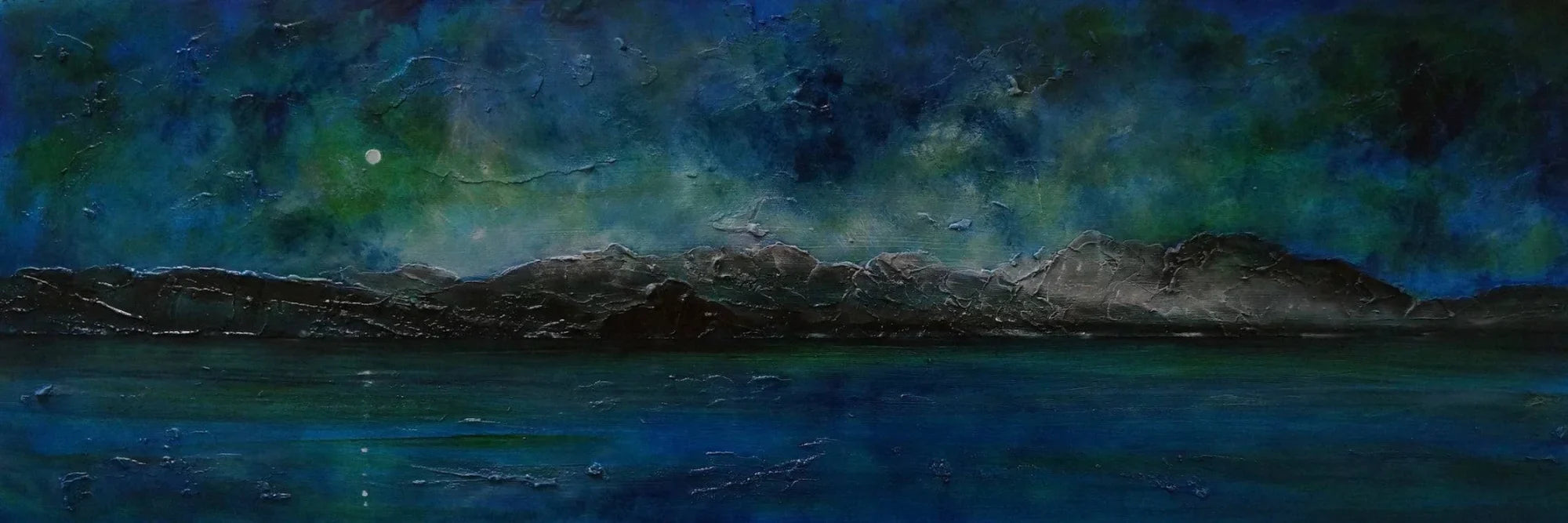 Arran Prussian Twilight  | Statement Interior Wall Art from Scotland