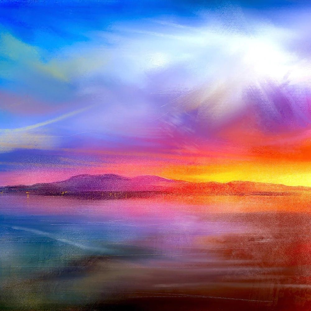 Arran Sunset - The Nancy Smillie Shop - Art, Jewellery & Designer Gifts Glasgow