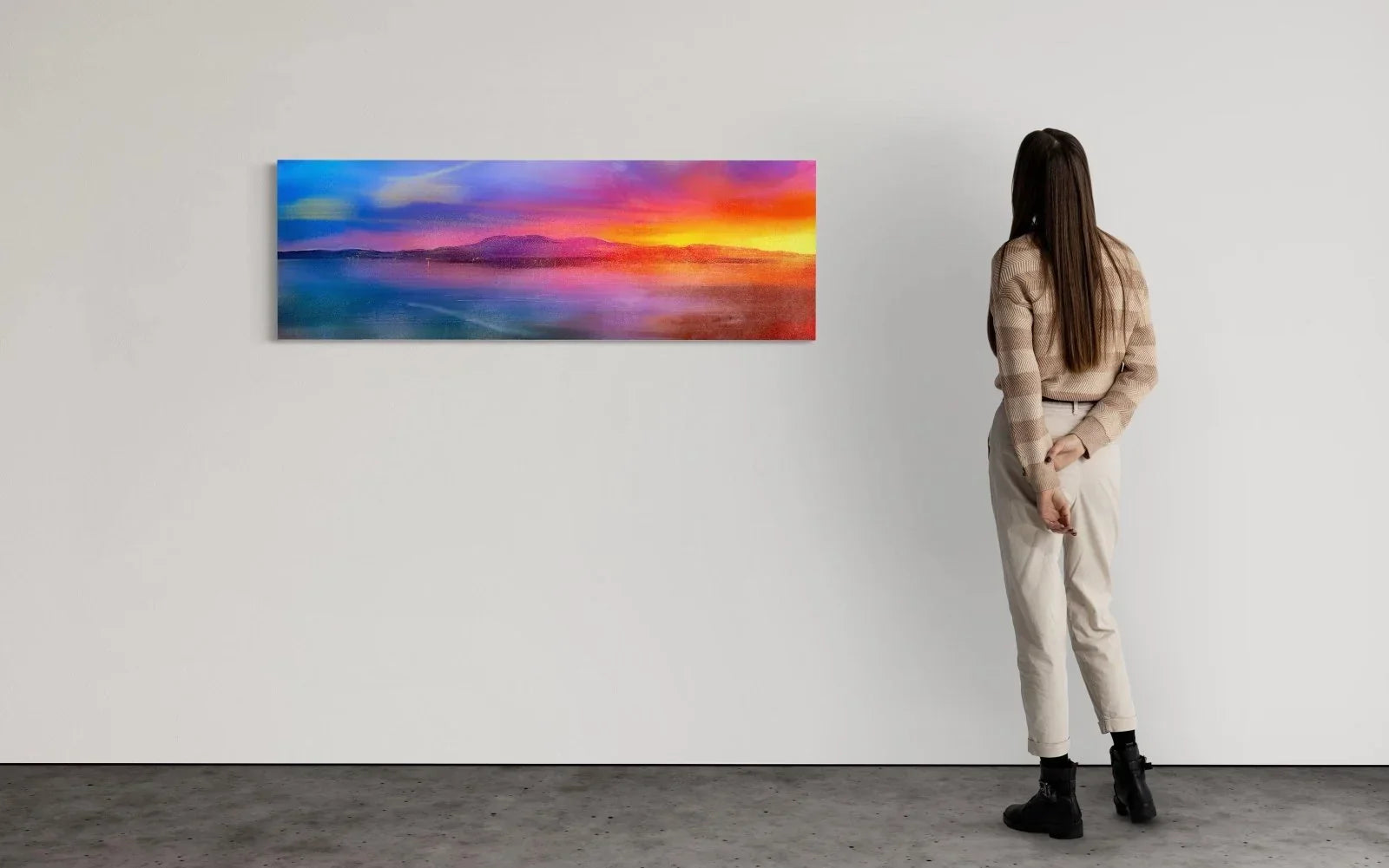 Arran Sunset  | Statement Interior Wall Art from Scotland