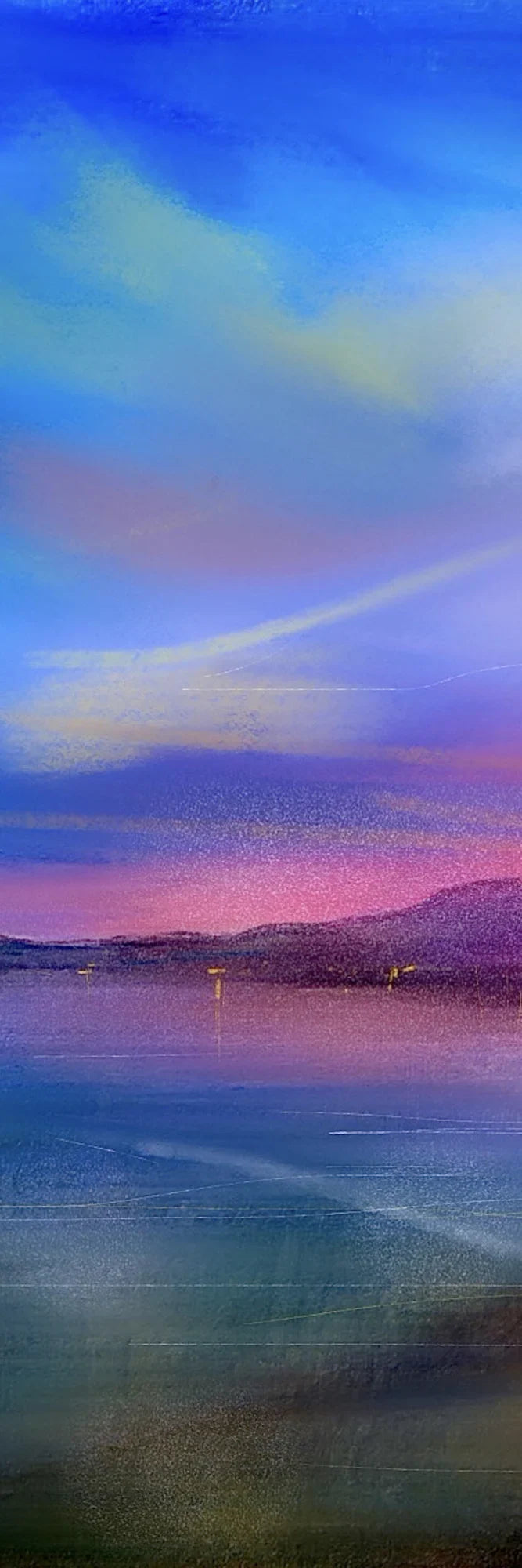 Arran Sunset Triptych  | Statement Interior Wall Art from Scotland