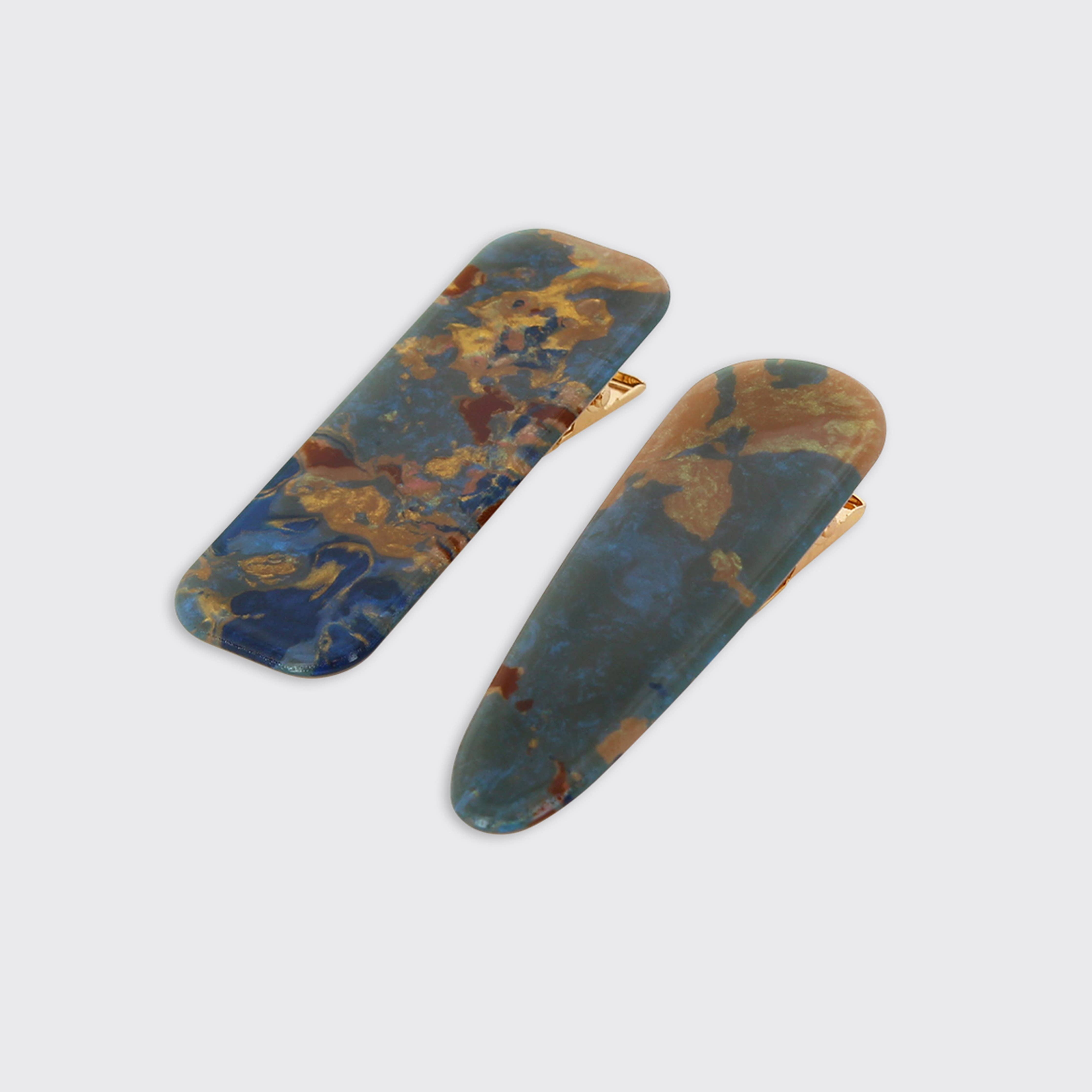 Athena Set of 2 Hair Clips: Purple - Gifts Under £10 - Scotland