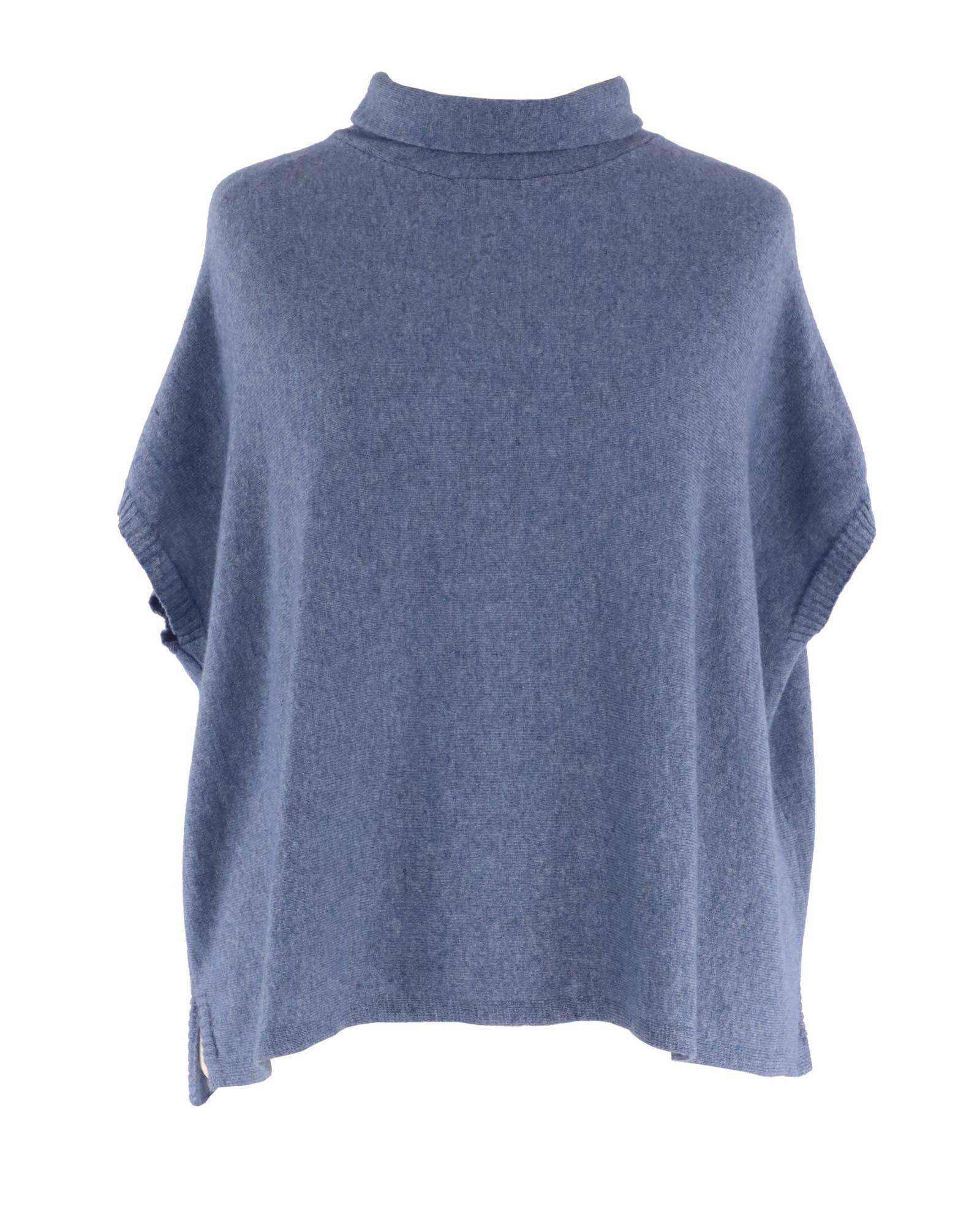 Classic Cashmere Blend Tunic: Ultraviolet