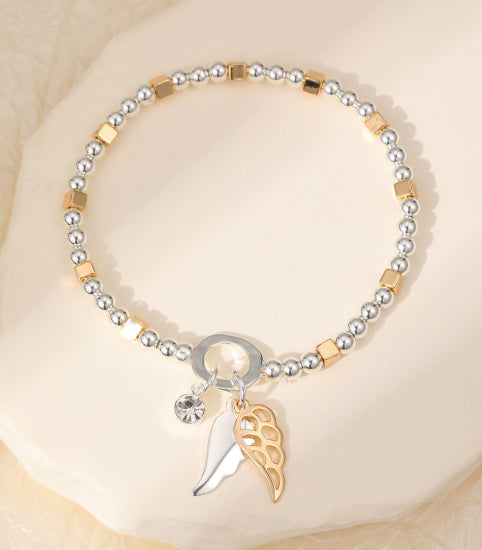 Gold and Silver Wing Bracelet