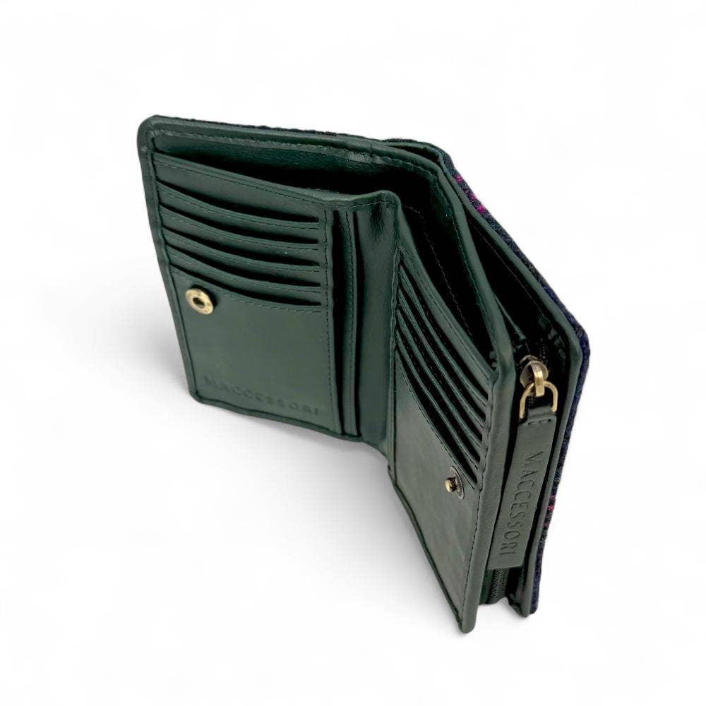 Harris Tweed Zip Purse Baird Check