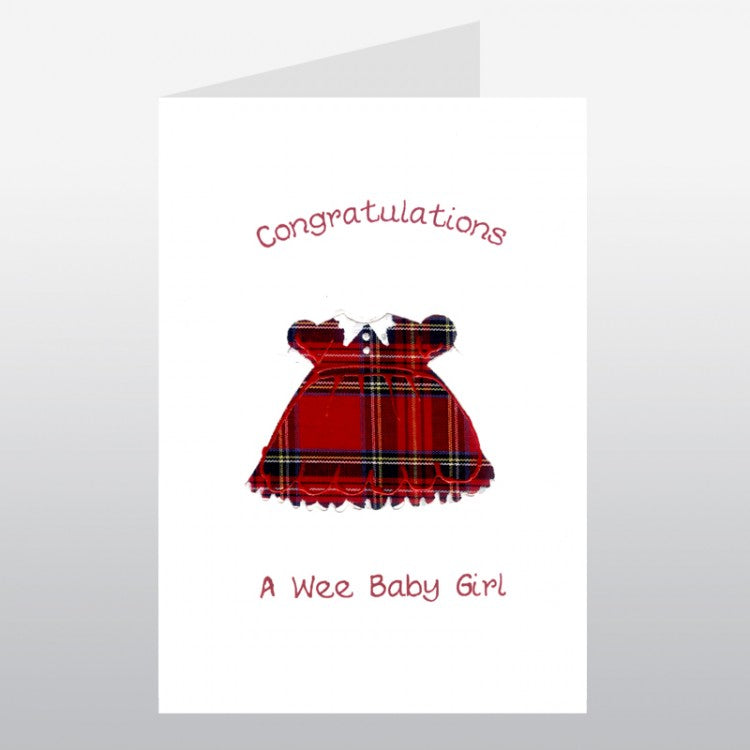 Baby Dress Card - The Nancy Smillie Shop - Art, Jewellery & Designer Gifts Glasgow