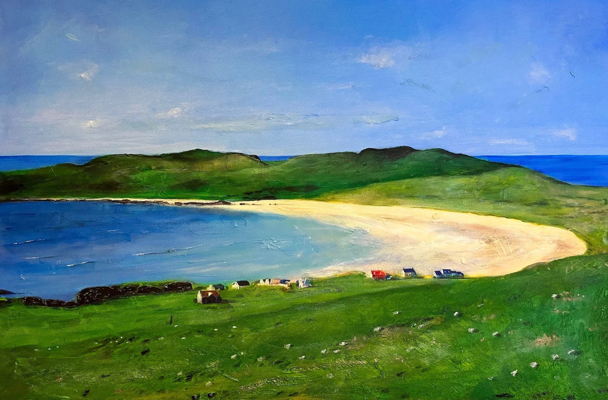Balephuil Beach Tiree  | Statement Interior Wall Art from Scotland