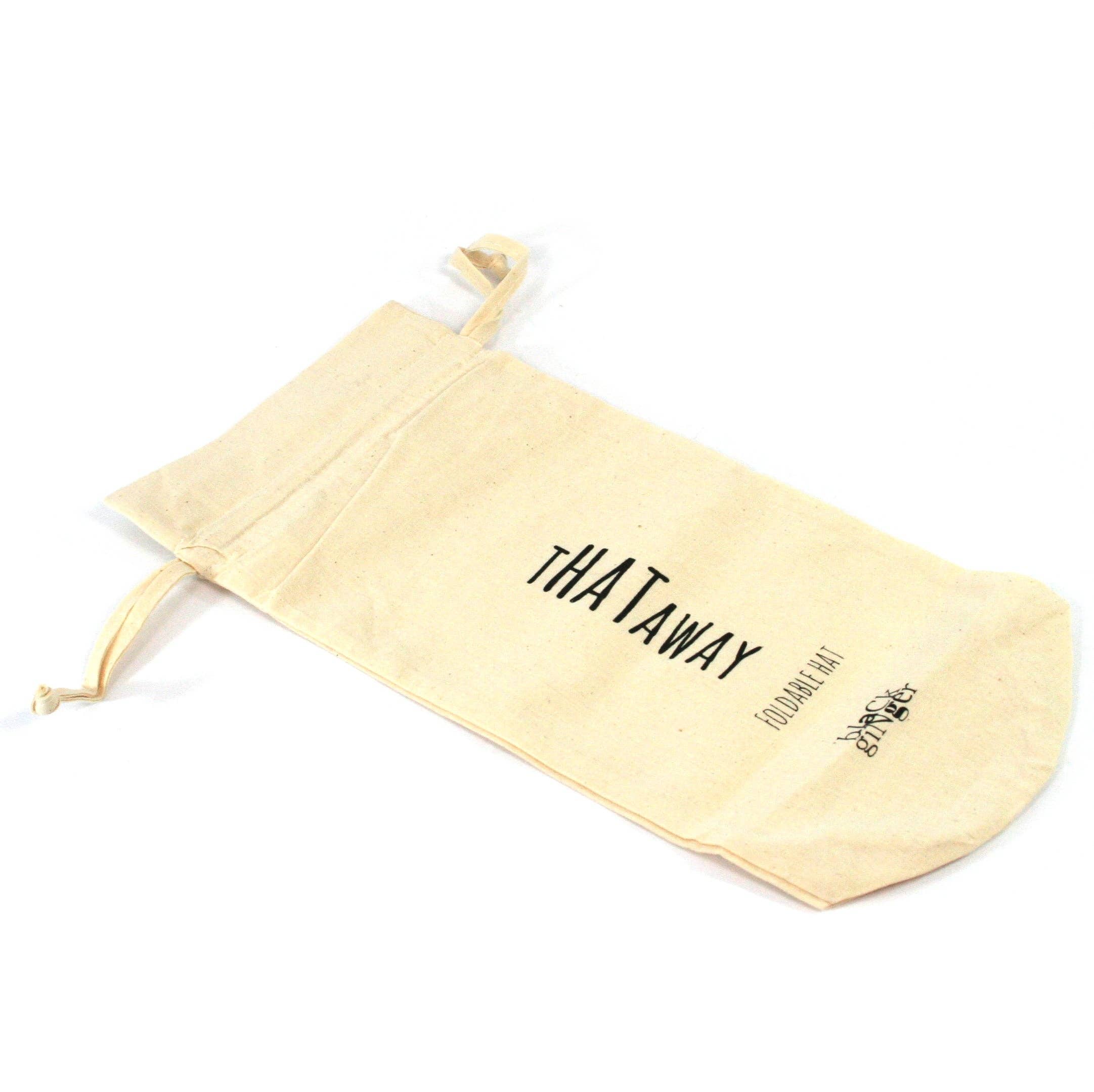 Bow Foldable Sun Hat in Bag (57cm)