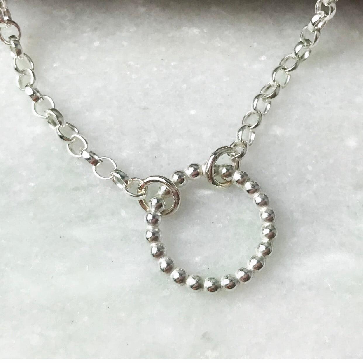 Beaded Halo Necklace - The Nancy Smillie Shop - Art, Jewellery & Designer Gifts Glasgow