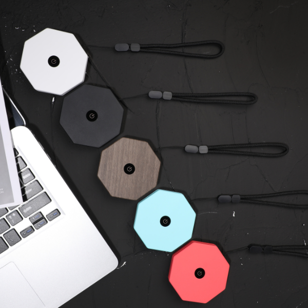 Mini Twist Hexagon Lamp: Lunar White