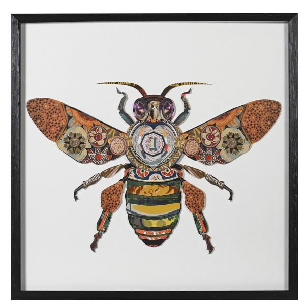 Bee Collage - The Nancy Smillie Shop - Art, Jewellery & Designer Gifts Glasgow