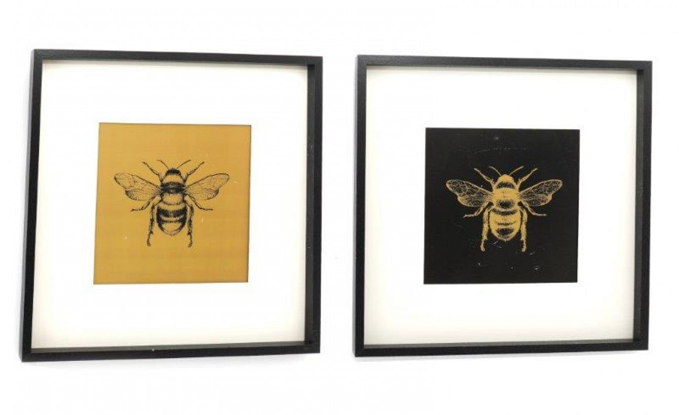 Bee Framed Print - The Nancy Smillie Shop - Art, Jewellery & Designer Gifts Glasgow