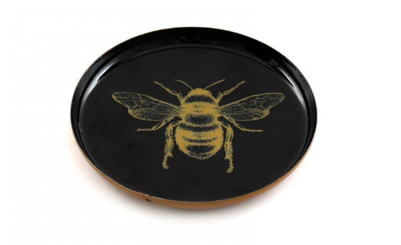 Bee Round Tray - The Nancy Smillie Shop - Art, Jewellery & Designer Gifts Glasgow