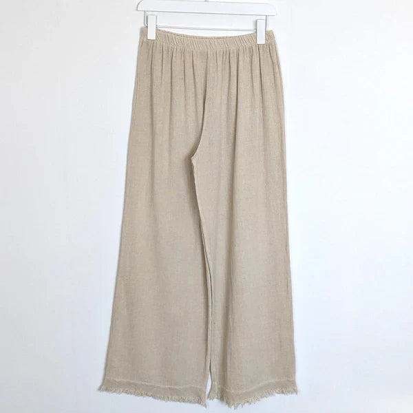 Beige Cotton Trousers - Clothing - Scotland