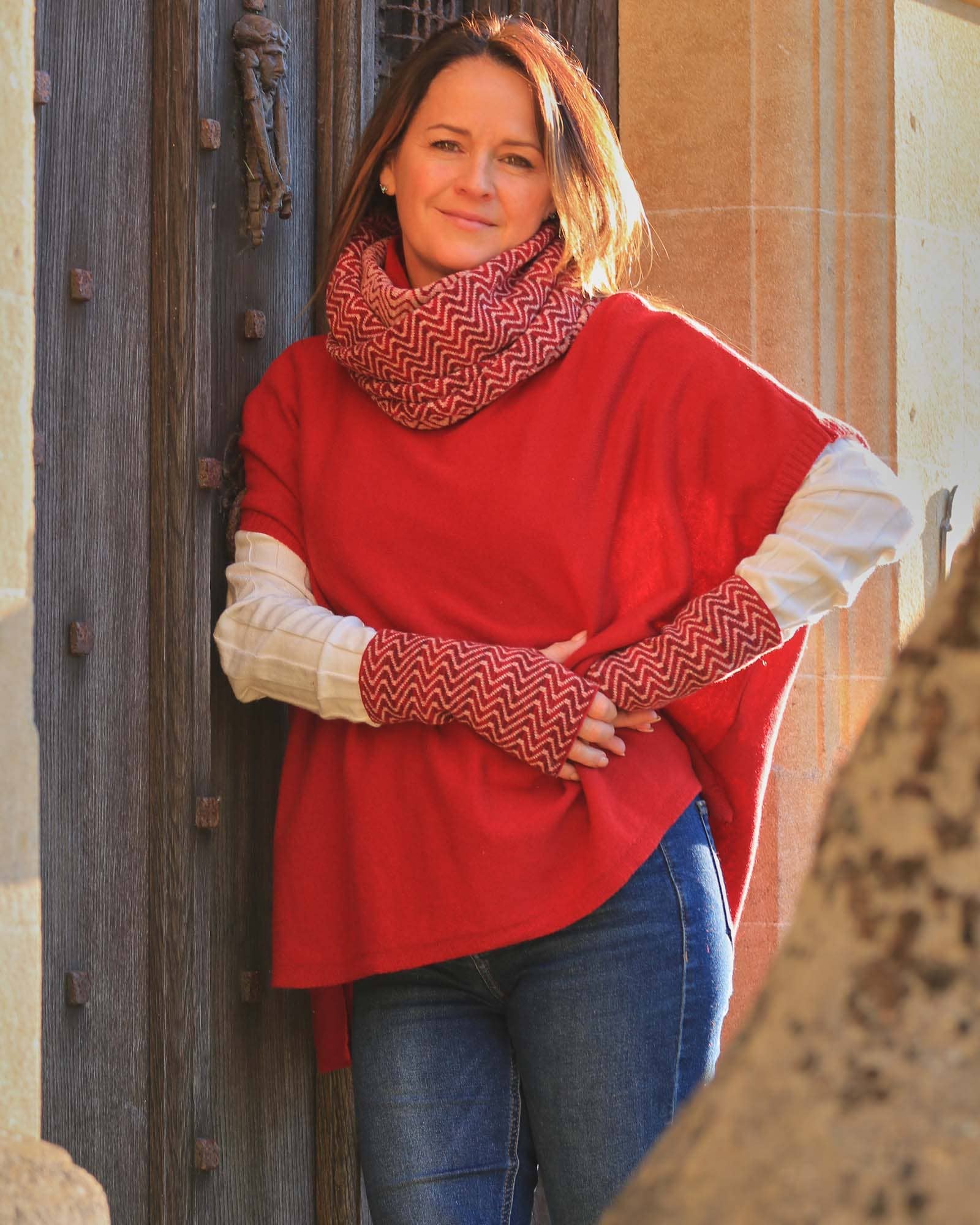Classic Cashmere Blend Tunic: Ultraviolet