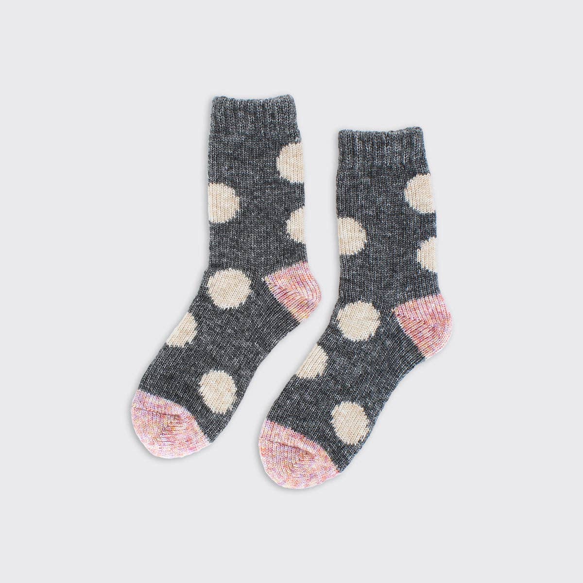 Big Spot Thick Knit Socks - Gifts Under £10 - Scotland