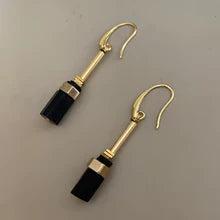 Black hematite Shungit Earring - Jewellery - Scotland