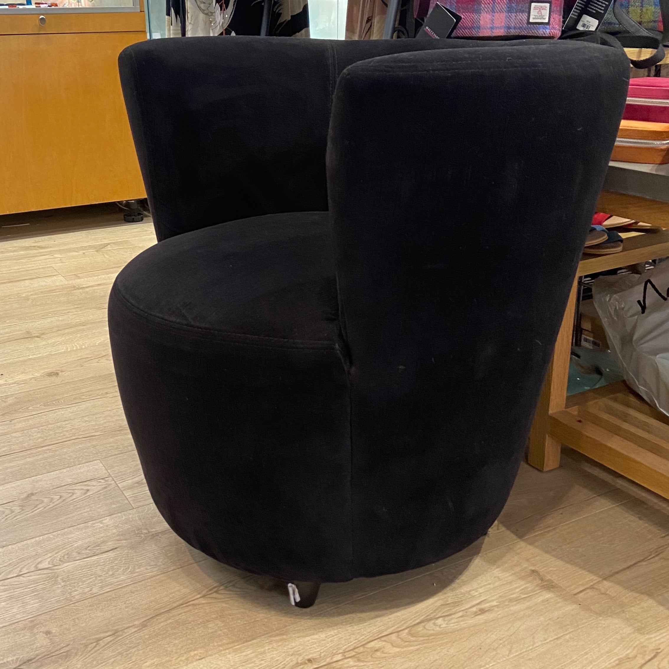 Black Hugo Chair - Last one in stock - The Nancy Smillie Shop - Art, Jewellery & Designer Gifts Glasgow