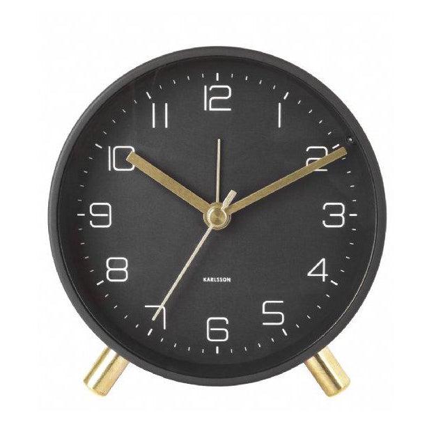 Black Lofty Alarm Clock - The Nancy Smillie Shop - Art, Jewellery & Designer Gifts Glasgow