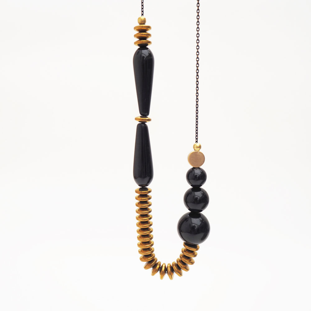Black Onyx Necklace - The Nancy Smillie Shop - Art, Jewellery & Designer Gifts Glasgow