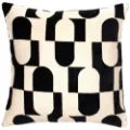 Black Pill Cushion 43 x 43 | The Nancy Smillie Shop - Art, Jewellery & Designer Gifts Glasgow Scotland