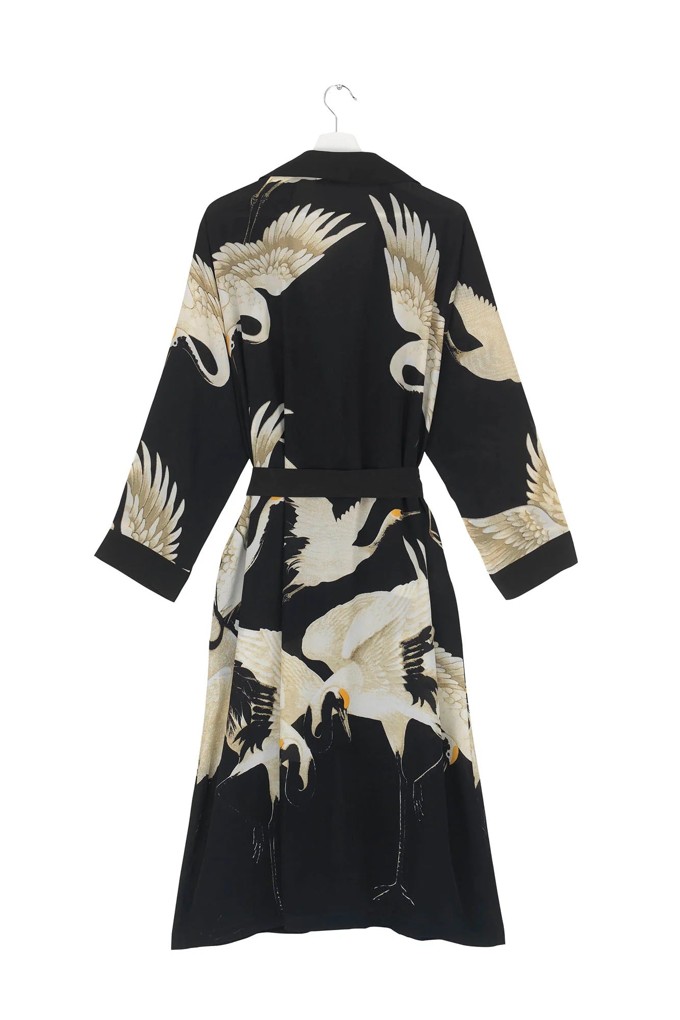 Black Stork Crepe Gown - The Nancy Smillie Shop - Art, Jewellery & Designer Gifts Glasgow