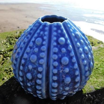Blue Echinus Vase - The Nancy Smillie Shop - Art, Jewellery & Designer Gifts Glasgow