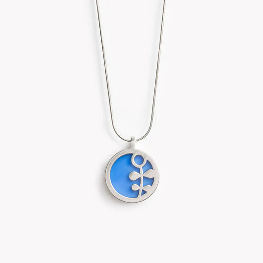 Blue Emily Necklace - The Nancy Smillie Shop - Art, Jewellery & Designer Gifts Glasgow