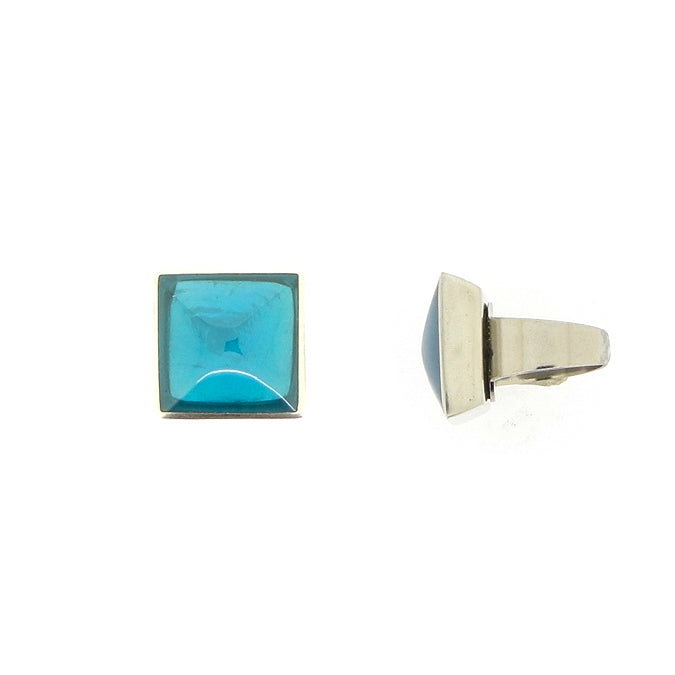 Blue Faceted Ring - The Nancy Smillie Shop - Art, Jewellery & Designer Gifts Glasgow